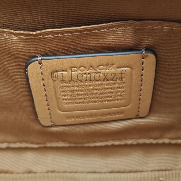 Coach Teri Straw Shoulder Bag - Picture 9 of 12